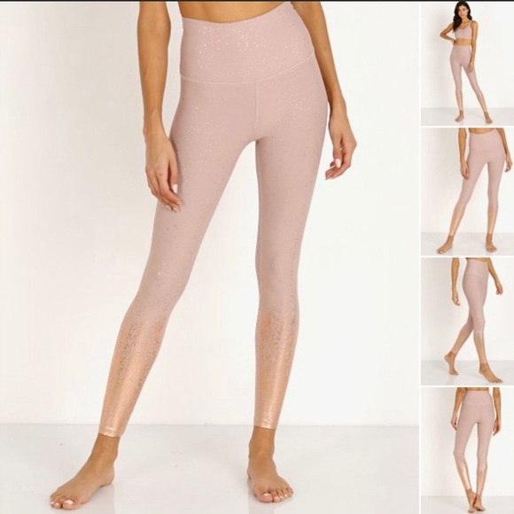 Beyond Yoga Pants - Beyond Yoga ombré metallic leggings